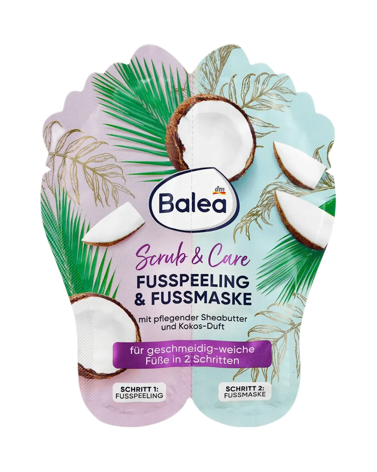 Balea Foot Peeling & Foot Mask Set 10 ml