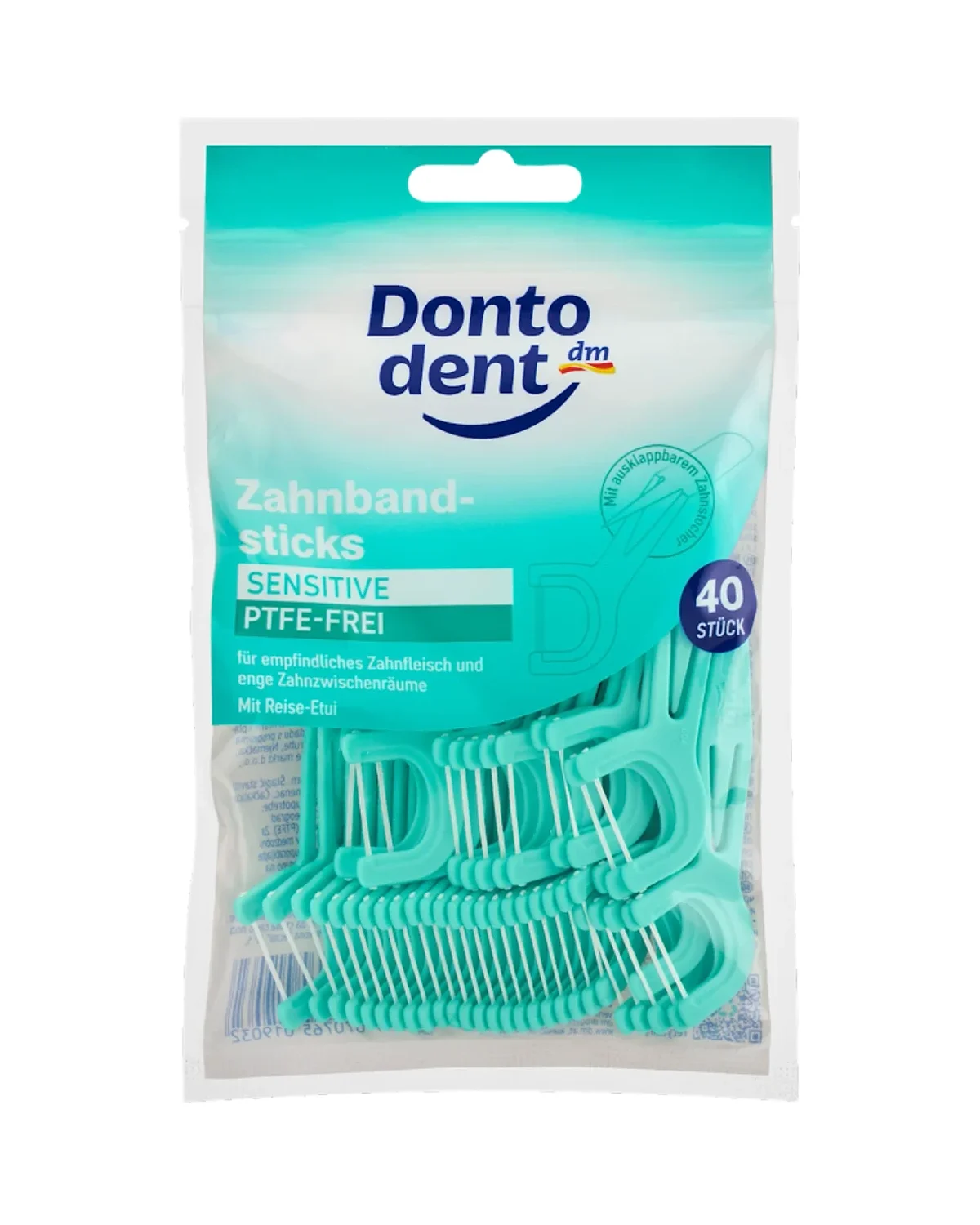 Dontodent Sensitive Dental Floss Sticks 40 stick