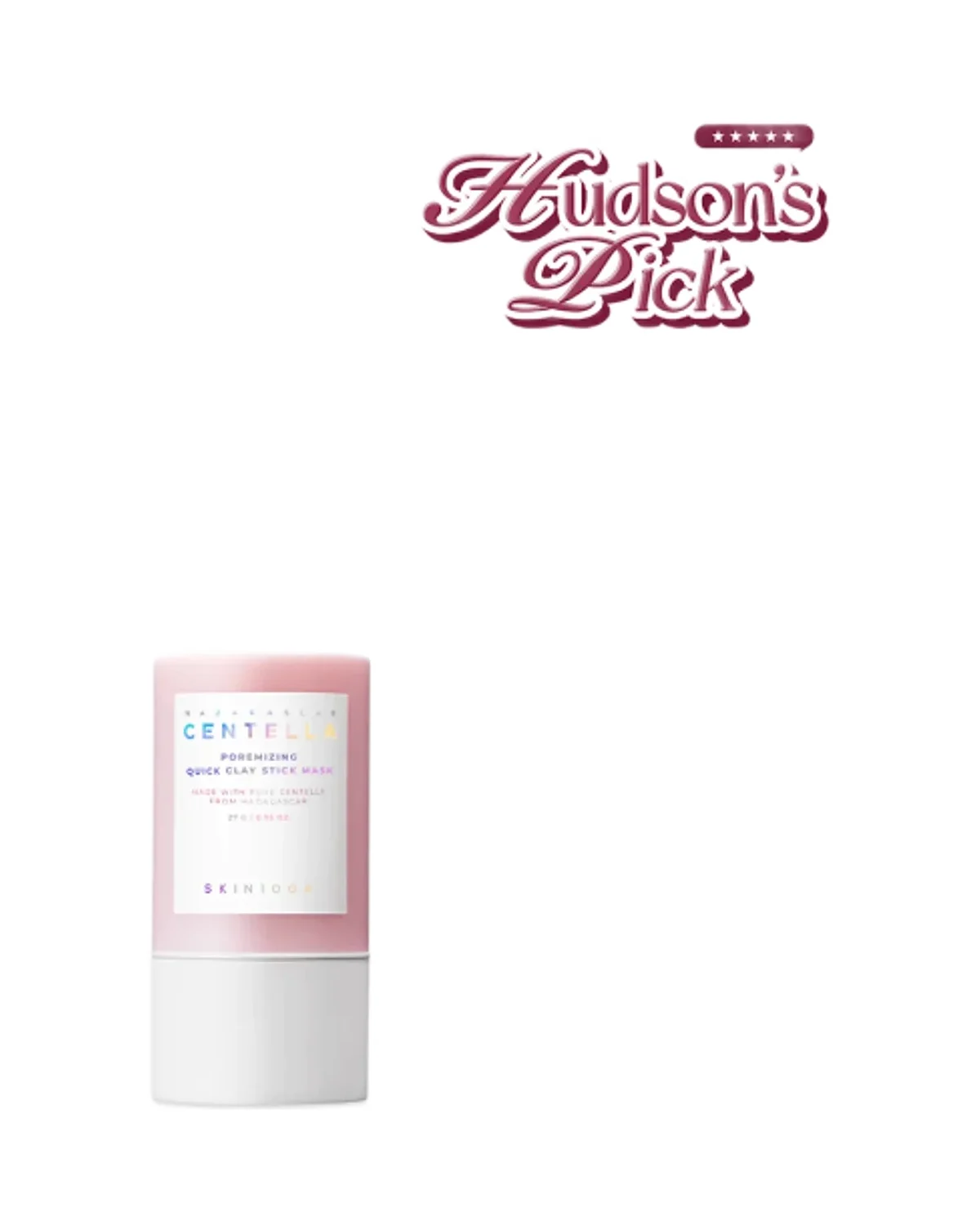 SKIN1004 Madagascar Centella Poremizing Quick Clay Stick Mask 27 g